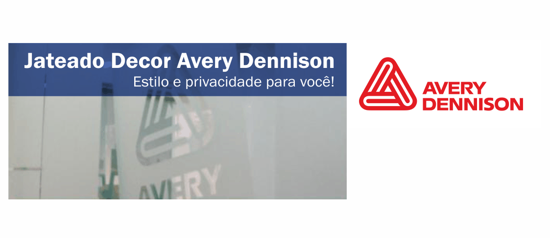 Vinil jateado decor Avery